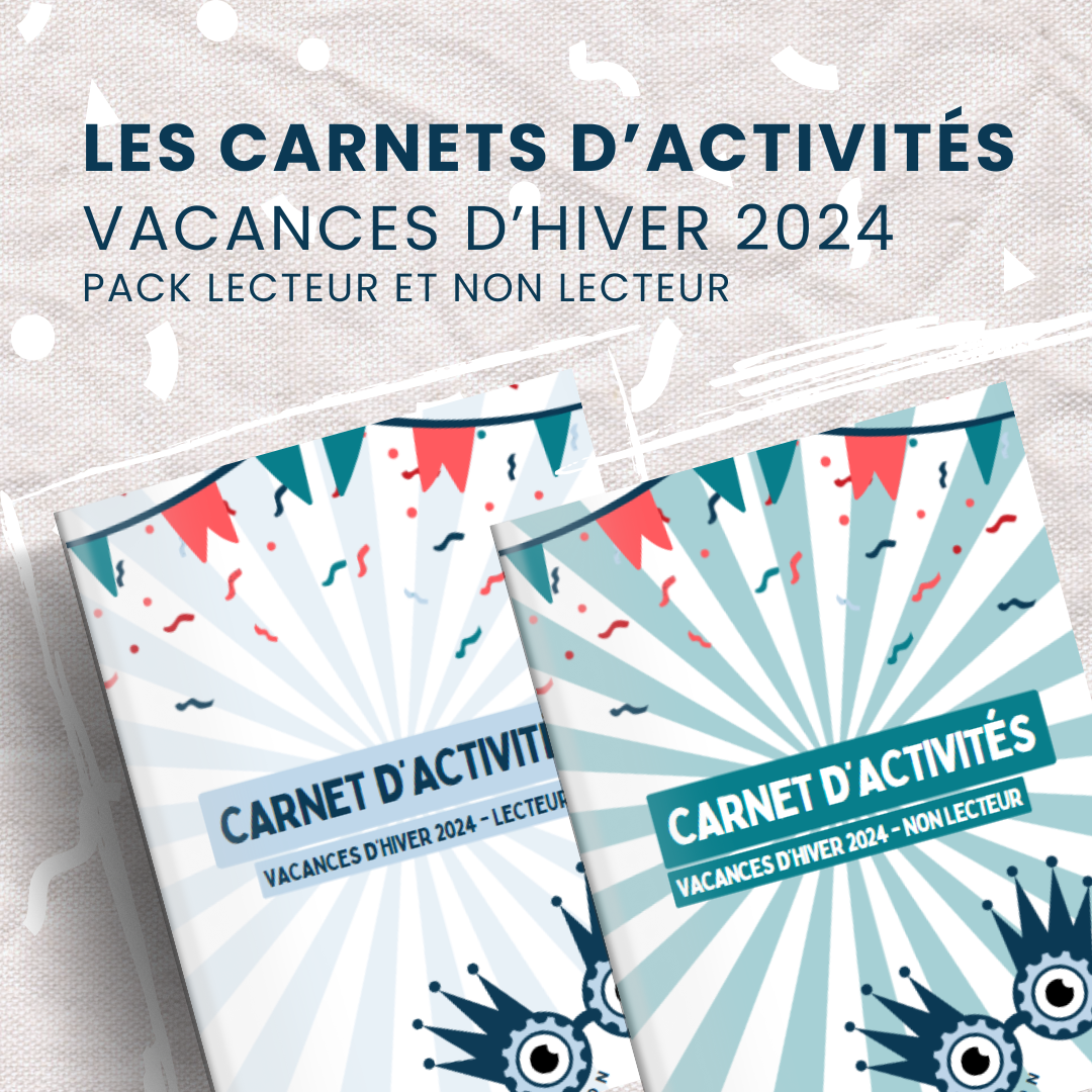 Offre duo : carnets d'activités - non lecteur et lecteur