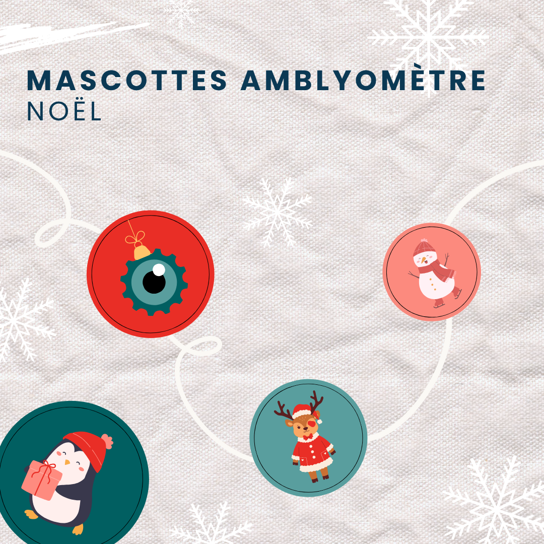 Mascottes Amblyomètre - Edition Noël